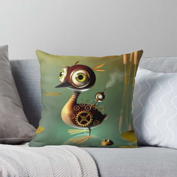 Item preview, Steampunk Horned Grebe designed and sold by Sillytoe.
