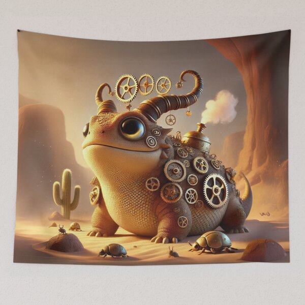 Item preview, Steampunk Horned Lizard designed and sold by Sillytoe.