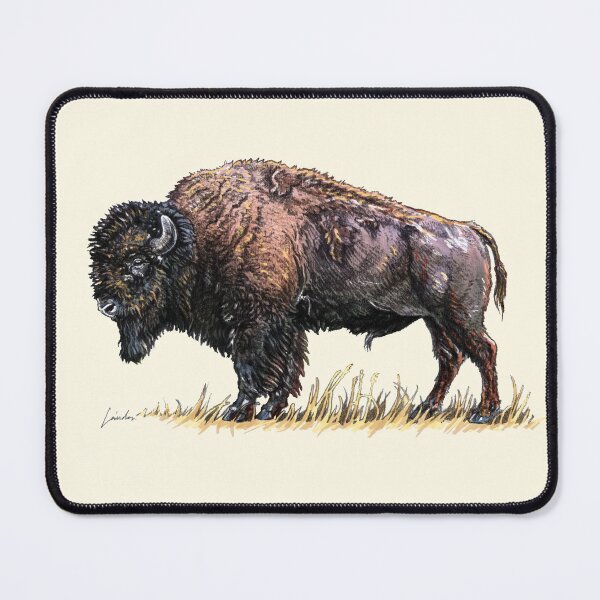 Item preview, American bison art designed and sold by SakalDesign.