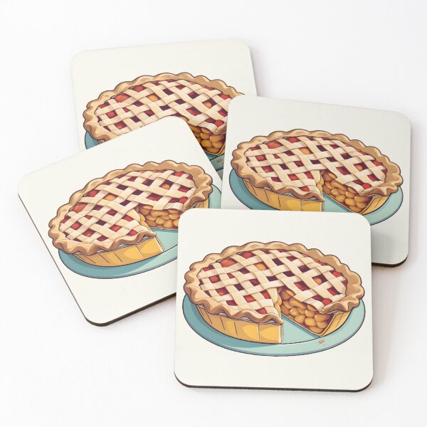 Item preview, apple pie, food, apple pie illustration, apple pie art designed and sold by zeeminimal.