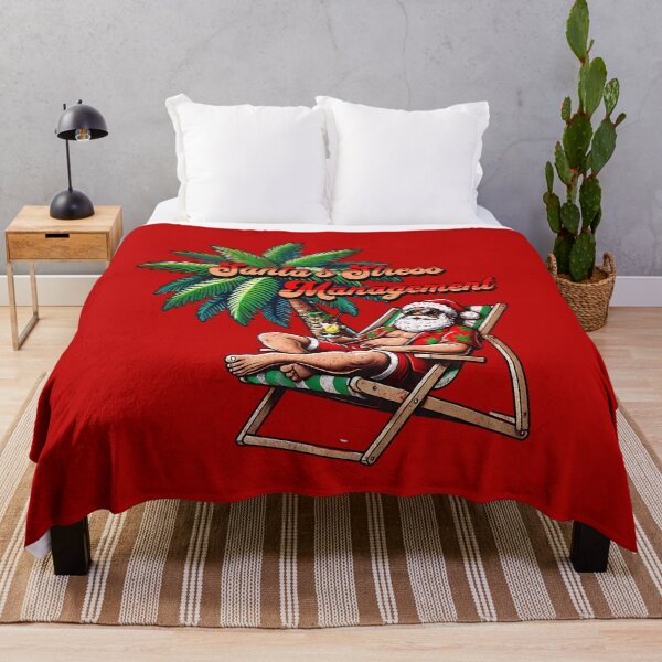 Item preview, Santa's Stress Management - Funny Beach Santa Holiday Design designed and sold by CWT-JustforFun.