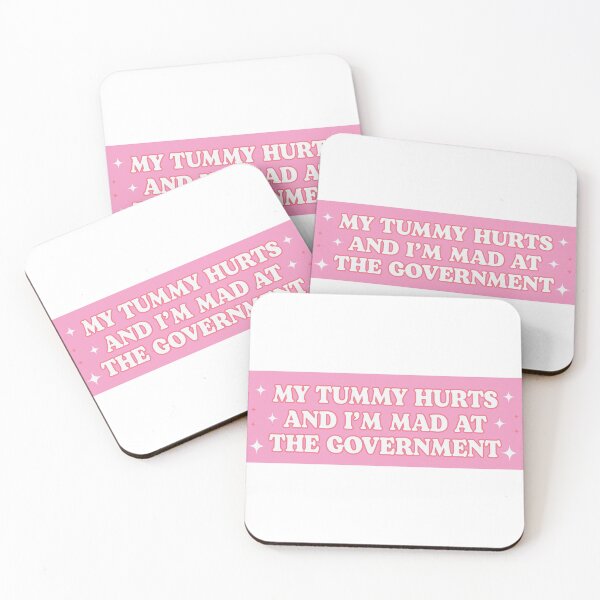 Item preview, My Tummy Hurts And I'm Mad At The Government, Anti Government, Funny Political Bumper designed and sold by Jaxym.