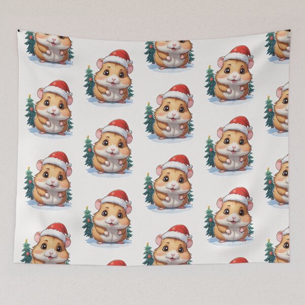 Item preview, Christmas Cartoon Hamster designed and sold by Krieghorn.