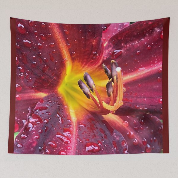 Item preview, Day lily in full glory after the rain designed and sold by BeNaturally24.