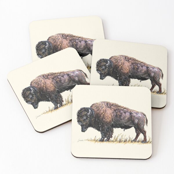Item preview, American bison art designed and sold by SakalDesign.