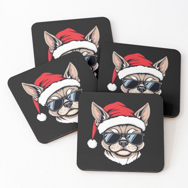 Item preview, Bad santa dog, xmas Chihuahua designed and sold by Dot1001.
