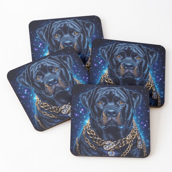 Item preview, Sparkly Rottweiler  designed and sold by Nocturne  Paws.