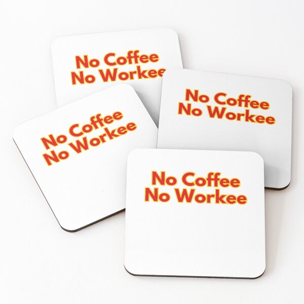 Item preview, No Coffee No Workee designed and sold by ladylalitafanta.