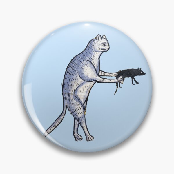 Item preview, Ugly medieval cat - armed and dangerous cat with rat designed and sold by Grey House.