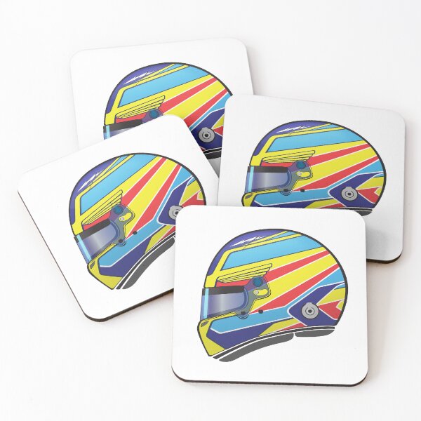 Item preview, Fernando Alonso 2024 Helmet designed and sold by SpeedyHeros.