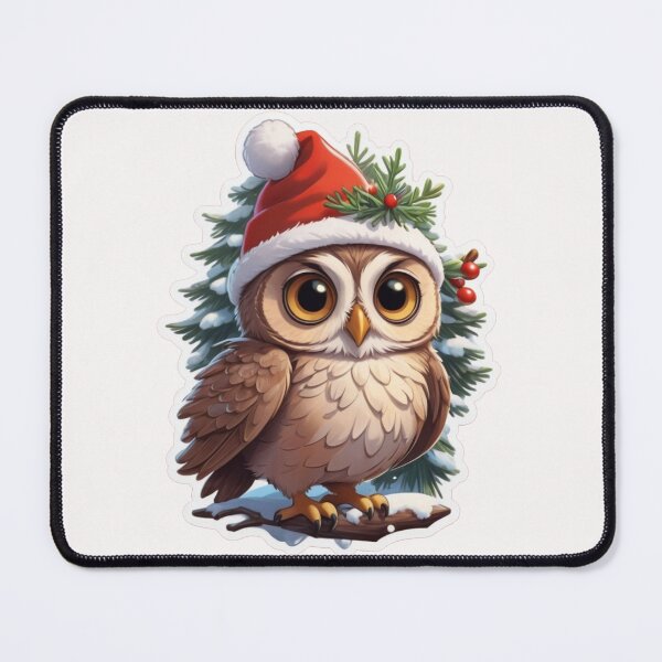 Item preview, Christmas Cartoon Owl designed and sold by Krieghorn.