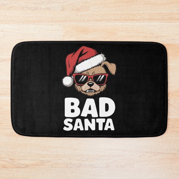 Item preview, Bad santa dog, xmas dog designed and sold by Dot1001.