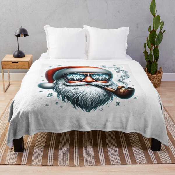 Item preview, Retro Santa Wishing You a Happy New Year designed and sold by MegasLogos.