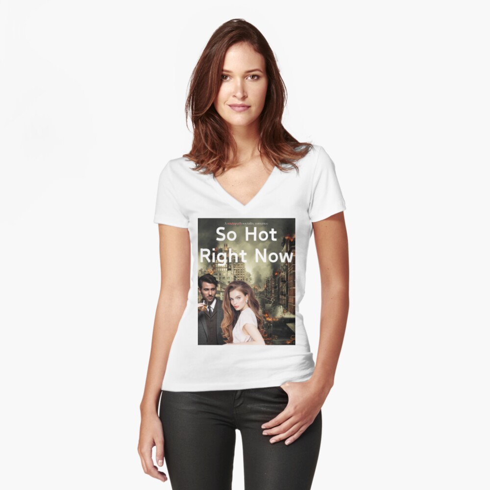 Item preview, Fitted V-Neck T-Shirt designed and sold by WildRumpusAU.