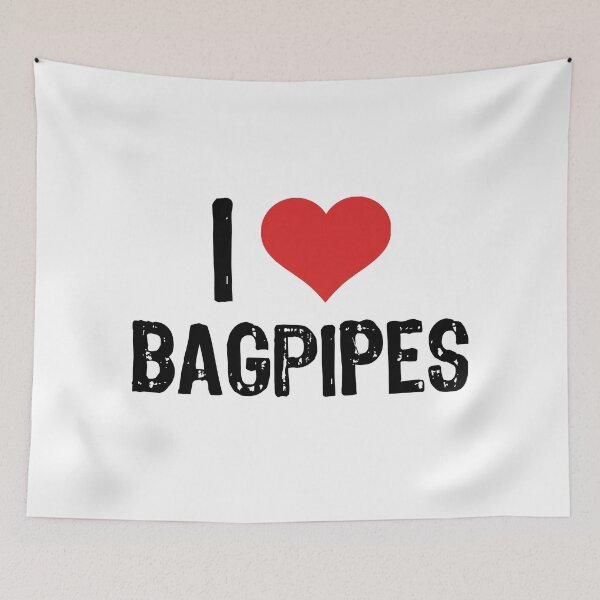 Item preview, I Love Bagpipes designed and sold by The "I Love Everything" Shop.