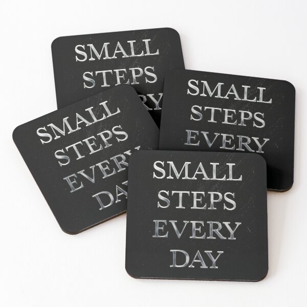 Item preview, Motivational Quote "Small Steps Every Day" designed and sold by Krasnovaovaova.