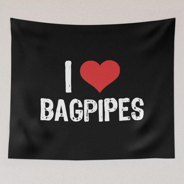 Item preview, I Love Bagpipes designed and sold by The "I Love Everything" Shop.