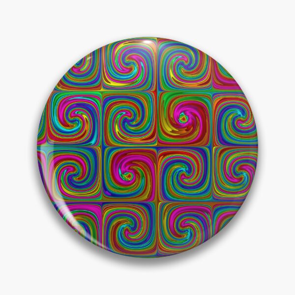 Item preview, Vibrant Abstract Art Spirals designed and sold by pinkal.