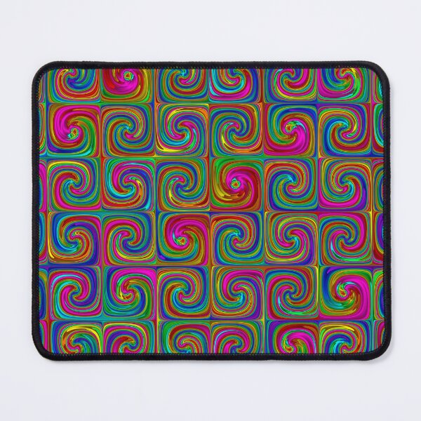 Item preview, Vibrant Abstract Art Spirals designed and sold by pinkal.