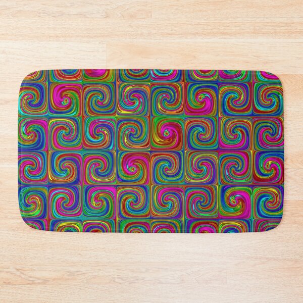 Item preview, Vibrant Abstract Art Spirals designed and sold by pinkal.