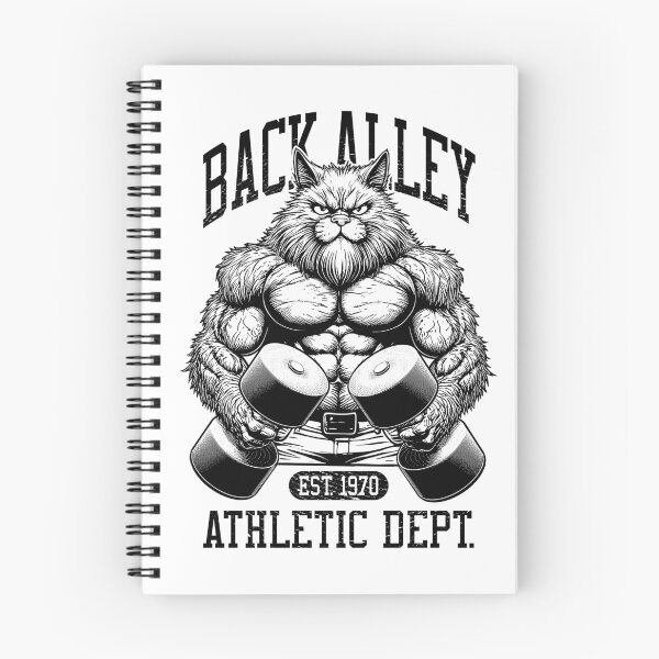 Item preview, Gym Cat Lover Funny Back Alley Training Bodybuilder Fitness designed and sold by GrandeDuc.