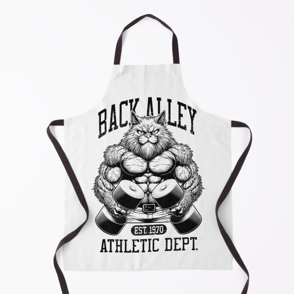 Item preview, Gym Cat Lover Funny Back Alley Training Bodybuilder Fitness designed and sold by GrandeDuc.