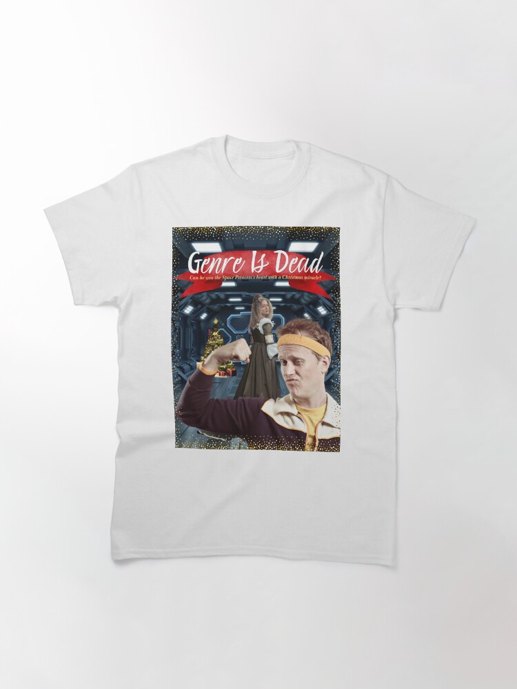 Thumbnail 3 of 7, Classic T-Shirt, Genre Is Dead: Space Princess Christmas Romance designed and sold by WildRumpusAU.
