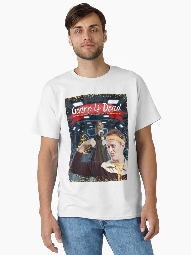 Thumbnail 1 of 7, Classic T-Shirt, Genre Is Dead: Space Princess Christmas Romance designed and sold by WildRumpusAU.