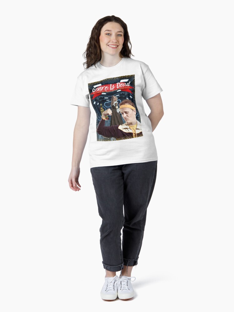 Thumbnail 4 of 7, Classic T-Shirt, Genre Is Dead: Space Princess Christmas Romance designed and sold by WildRumpusAU.