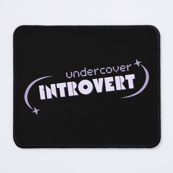 Item preview, Undercover Introvert Antisocial Design designed and sold by ZuzDoesDesigns.