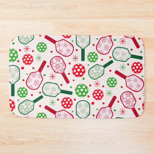 Item preview,  Christmas Red and Green Pickleball Paddles with Snowflakes designed and sold by Yasminepatterns .