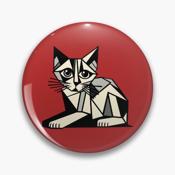 Item preview, Cubist cat designed and sold by Nurduak.