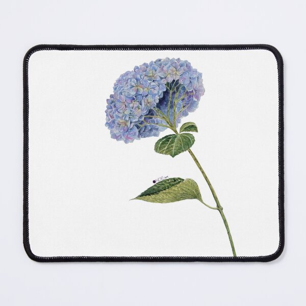 Item preview, Hand Painted Watercolor Purple Hydrangea - Botanical Floral Art designed and sold by OndeArt.