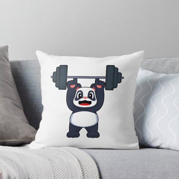 Item preview, Panda Bodybuilder Dumbbell Bodybuilding designed and sold by Snabdesign84.