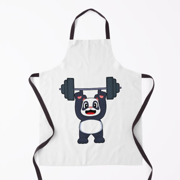 Item preview, Panda Bodybuilder Dumbbell Bodybuilding designed and sold by Snabdesign84.