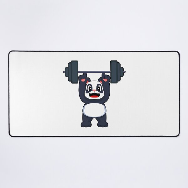 Item preview, Panda Bodybuilder Dumbbell Bodybuilding designed and sold by Snabdesign84.