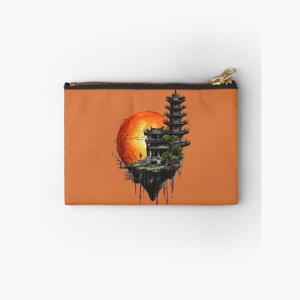 Item preview, Floating Pagoda with a Red Sun designed and sold by NiRia Spot.
