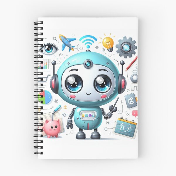 Item preview, The Mechanical Brain cute ai robot designed and sold by nicnacc.