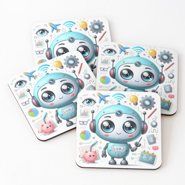 Item preview, The Mechanical Brain cute ai robot designed and sold by nicnacc.