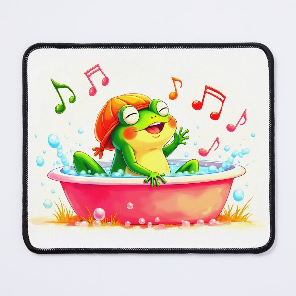 Item preview, The Frog's Bubble Bath designed and sold by ElJuloCorner.