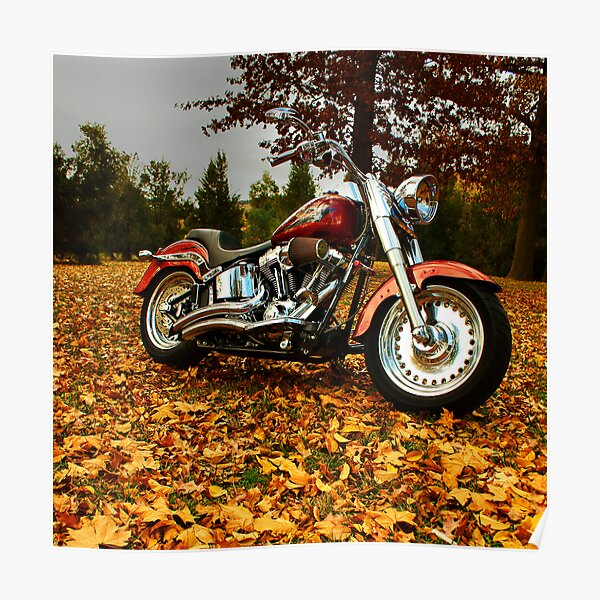 AC414 BIKE POSTER Poster Print Art A0 A1 A2 A3 HARLEY DAVIDSON MOTORCYCLE 10