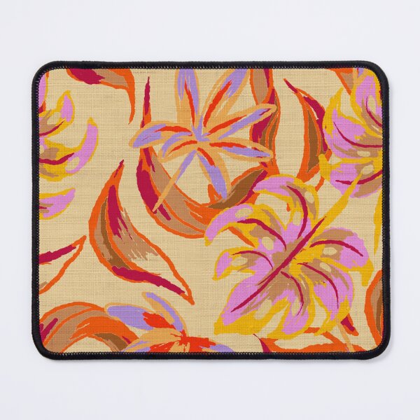 Item preview, estampa tropical folhagens red designed and sold by RODRIGORo.