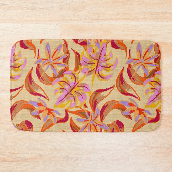 Item preview, estampa tropical folhagens red designed and sold by RODRIGORo.