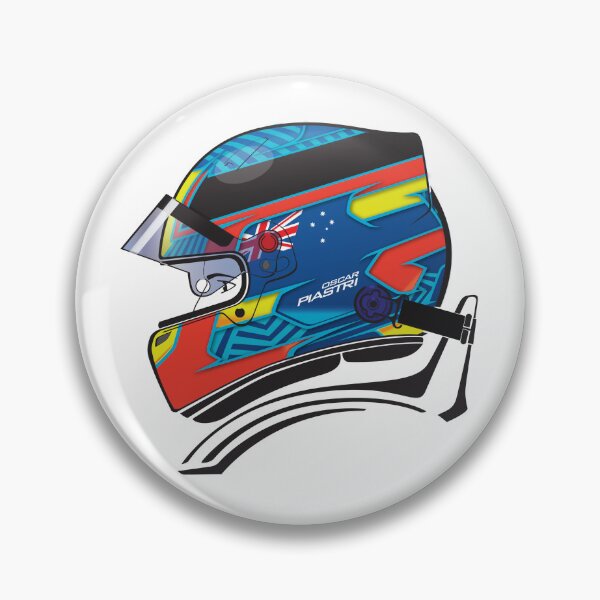 Item preview, Oscar Piastri 2024 Helmet designed and sold by SpeedyHeros.