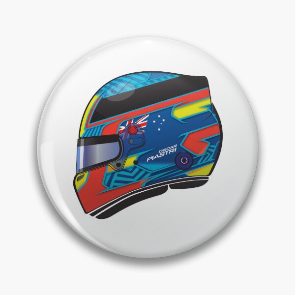 Item preview, Oscar Piastri 2024 Helmet designed and sold by SpeedyHeros.