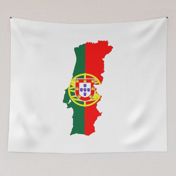 Item preview, Portugal flag map designed and sold by tony4urban.