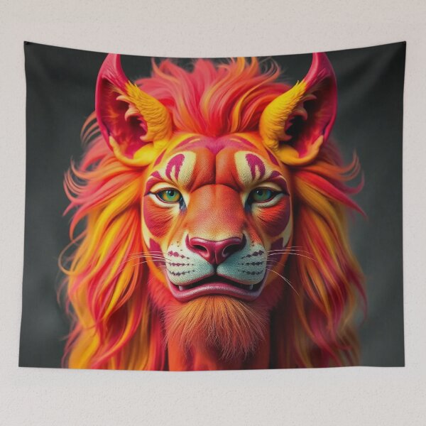 Item preview, Colorful Tiger Illustration designed and sold by studio-graphic.