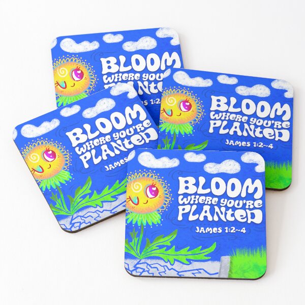 Item preview, Bloom Where You're Planted Christian Dandelion designed and sold by EmiBeeBuzz.