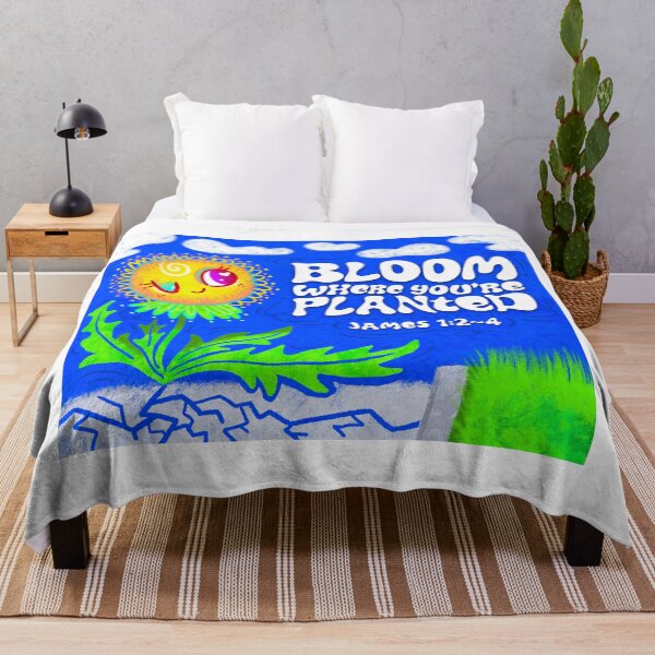 Item preview, Bloom Where You're Planted Christian Dandelion designed and sold by EmiBeeBuzz.