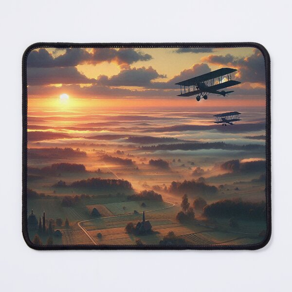 Item preview, Biplanes at Sunrise designed and sold by nikkolaus.